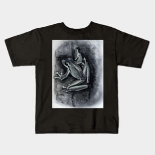 Tree Frog - Drawing by Avril Thomas South Australian Artist Kids T-Shirt